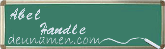 Abel Handle Visitenkarte